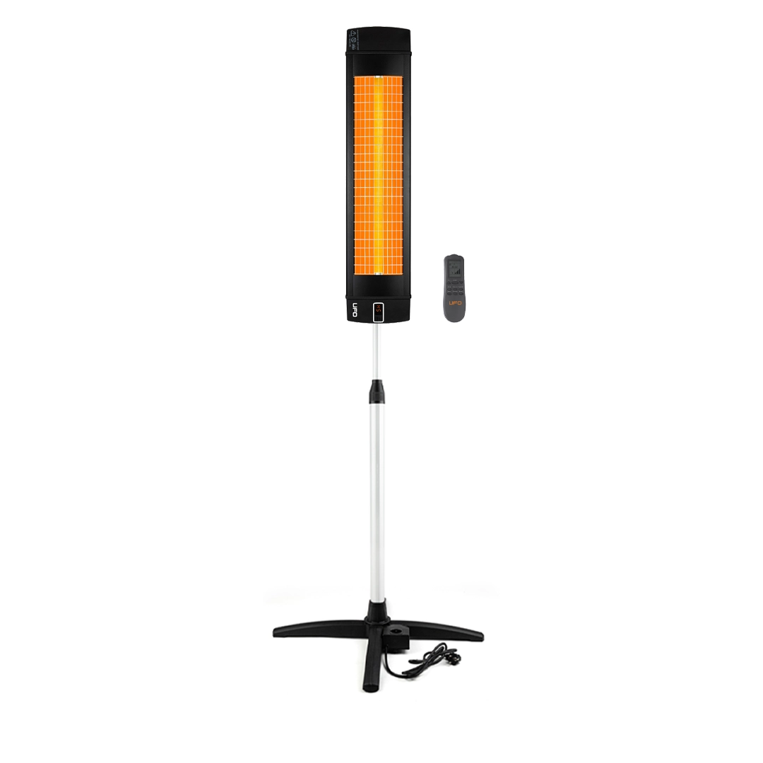 UFO Black Line 2400 W Uzaktan Kumandalı - Dikey ve Yatay Isıtıcı (Devrilme Emniyetli Prizli Stand Hediyeli) - UFO