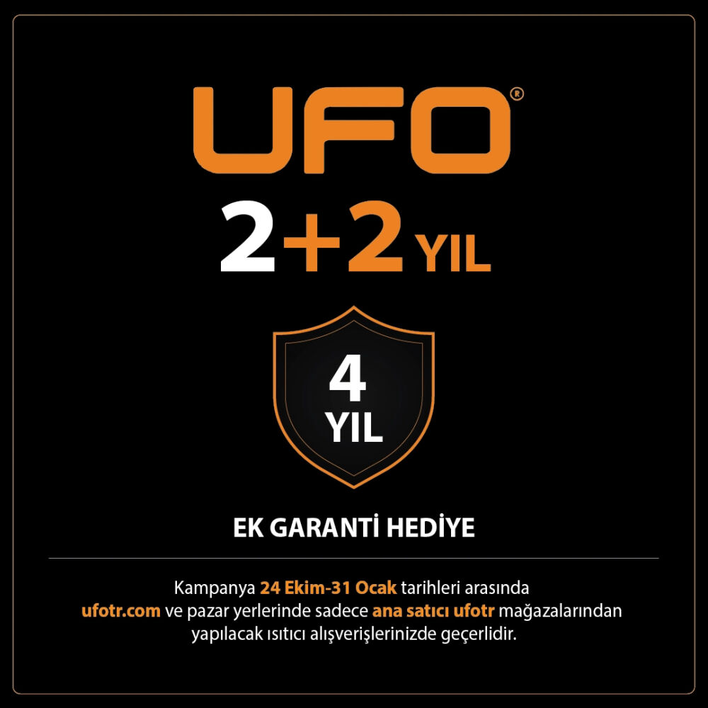 UFO Omri 1200 W Termostatlı Hem Yatay Hem Dikey Isıtıcı - 3