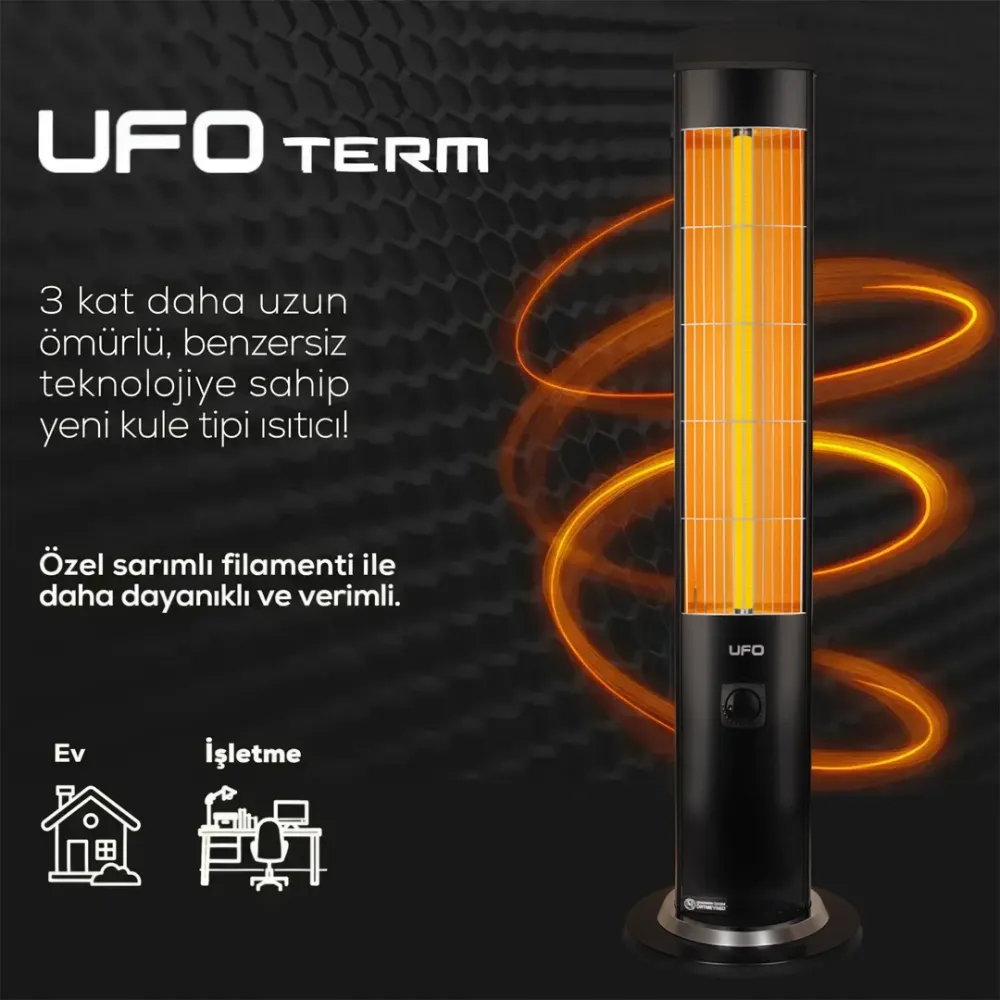UFO Term 2300W Kule Tipi Isıtıcı - 4
